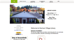 Desktop Screenshot of harrison.lib.me.us