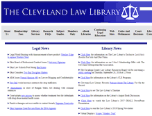 Tablet Screenshot of lawsrv1.clelaw.lib.oh.us