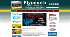 Desktop Screenshot of plymouth.lib.in.us