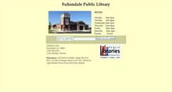 Desktop Screenshot of fultondale.lib.al.us