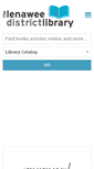 Mobile Screenshot of lenawee.lib.mi.us