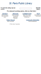 Mobile Screenshot of opac.st-paris.lib.oh.us