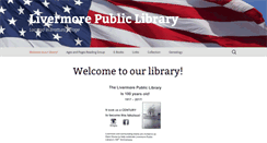 Desktop Screenshot of livermore.lib.me.us