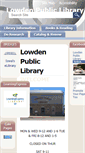 Mobile Screenshot of lowden.lib.ia.us