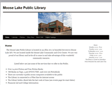 Tablet Screenshot of moose-lake.lib.mn.us