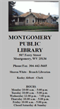 Mobile Screenshot of montgomery.lib.wv.us
