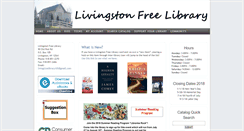 Desktop Screenshot of livingston.lib.ny.us
