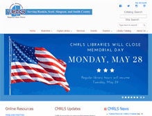 Tablet Screenshot of cmrls.lib.ms.us