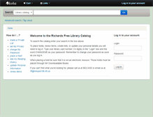 Tablet Screenshot of catalog.newport.lib.nh.us