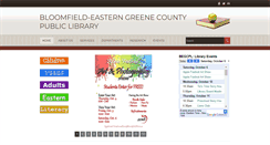 Desktop Screenshot of bloomfield.lib.in.us