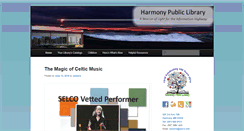 Desktop Screenshot of harmony.lib.mn.us