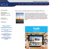 Tablet Screenshot of kcls.lib.wi.us