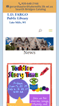 Mobile Screenshot of lakemills.lib.wi.us