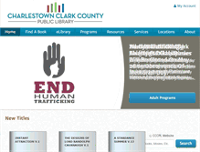 Tablet Screenshot of clarkco.lib.in.us