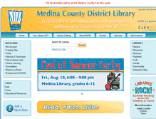 Tablet Screenshot of medina.lib.oh.us
