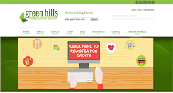 Desktop Screenshot of greenhills.lib.il.us