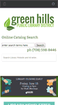Mobile Screenshot of greenhills.lib.il.us