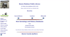 Desktop Screenshot of boone.lib.wv.us