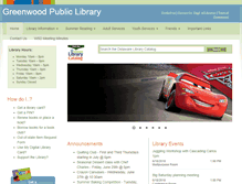 Tablet Screenshot of greenwood.lib.de.us