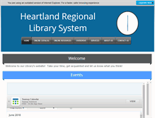 Tablet Screenshot of heartland.lib.mo.us