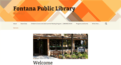 Desktop Screenshot of fontana.lib.wi.us