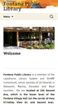 Mobile Screenshot of fontana.lib.wi.us