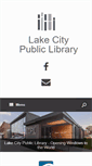 Mobile Screenshot of lakecity.lib.mn.us