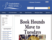 Tablet Screenshot of gnaden.lib.oh.us