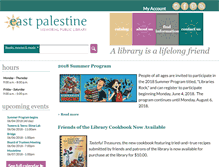 Tablet Screenshot of east-palestine.lib.oh.us