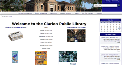 Desktop Screenshot of clarion.lib.ia.us