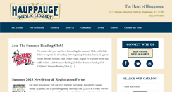 Desktop Screenshot of hauppauge.suffolk.lib.ny.us