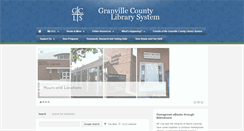 Desktop Screenshot of granville.lib.nc.us