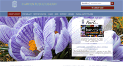 Desktop Screenshot of camden.lib.me.us