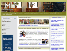 Tablet Screenshot of manchester.lib.nh.us