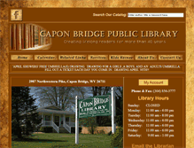 Tablet Screenshot of caponbridge.lib.wv.us