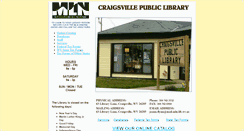 Desktop Screenshot of craigsville.lib.wv.us