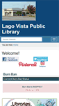 Mobile Screenshot of lagovista.lib.tx.us