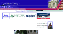 Desktop Screenshot of ligonier.lib.in.us