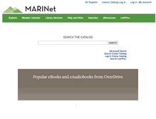 Tablet Screenshot of marinet.lib.ca.us