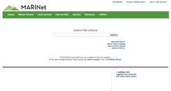 Desktop Screenshot of catalog.marinet.lib.ca.us
