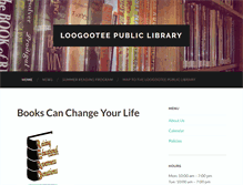 Tablet Screenshot of loogootee.lib.in.us