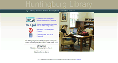 Desktop Screenshot of huntingburg.lib.in.us