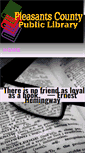 Mobile Screenshot of pleasants.lib.wv.us