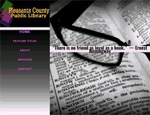 Tablet Screenshot of pleasants.lib.wv.us