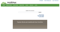 Desktop Screenshot of libonline.marinet.lib.ca.us