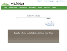 Tablet Screenshot of libonline.marinet.lib.ca.us