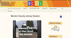 Desktop Screenshot of benton.lib.ms.us