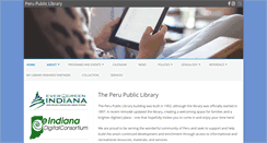 Desktop Screenshot of peru.lib.in.us