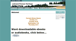 Desktop Screenshot of legrand.lib.ia.us
