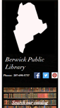 Mobile Screenshot of berwick.lib.me.us